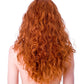 Long Curly Hair Brown Wig